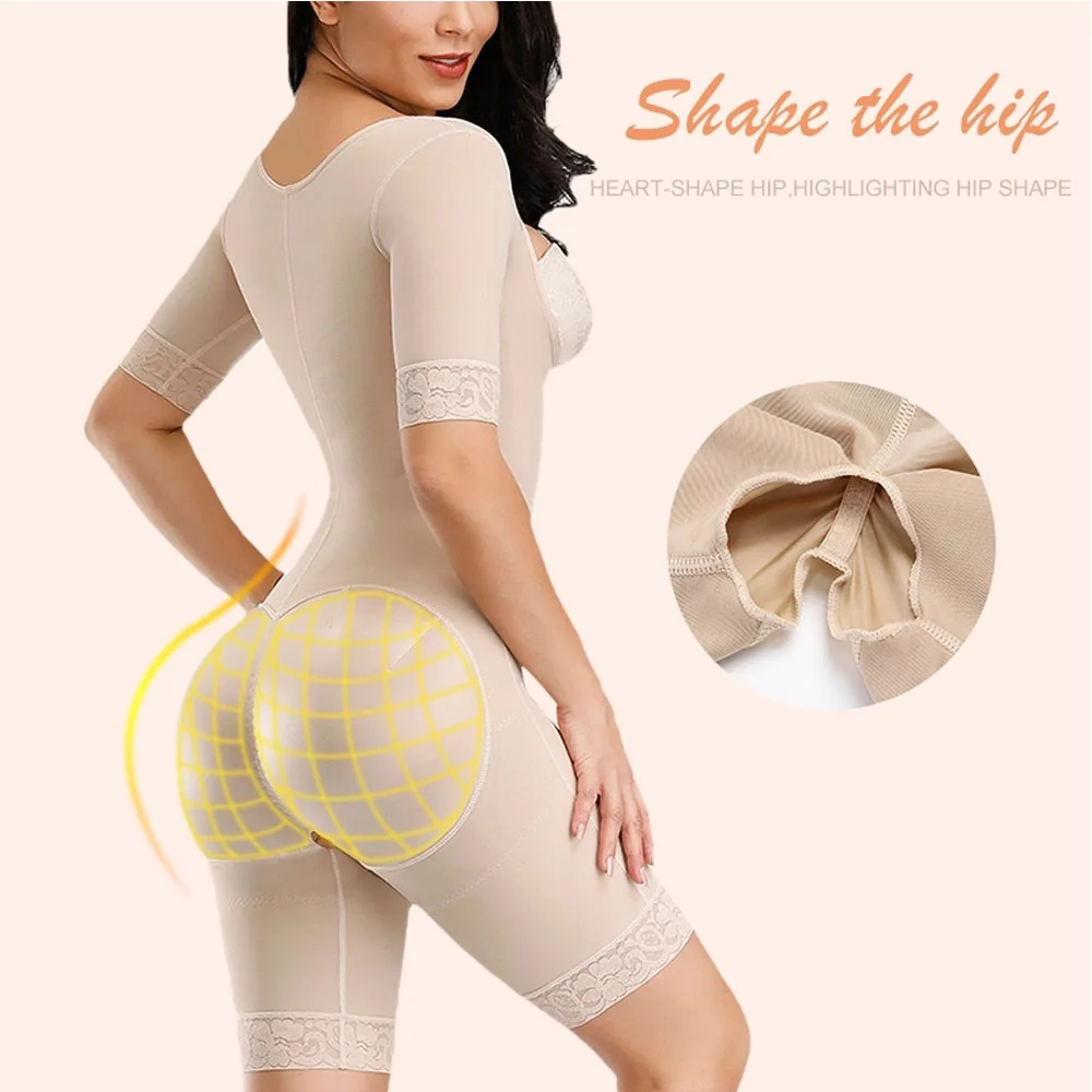 Billige Volle Körper Taille Trainer Abnehmen Former Bein Arm Bauch steuer Höschen Büste Push Up Shapewear Kolben heber Bodysuit
