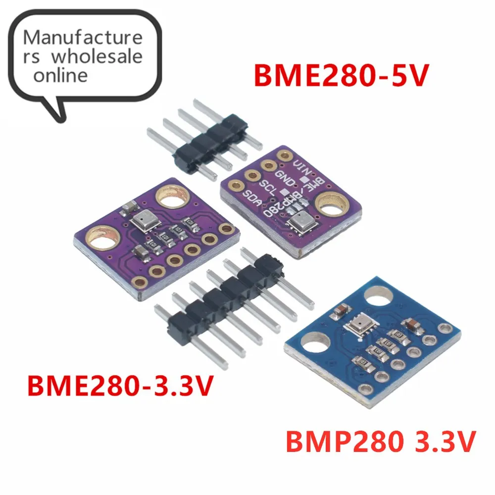 1 шт. официальный GY-BME280-3.3 BME280 5V 3 V Цифровой Сенсор Температура влажности