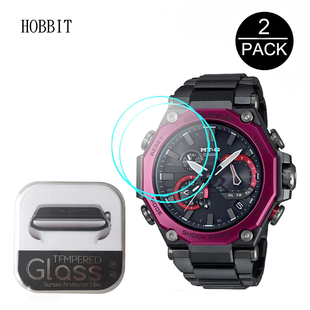 2pcs 9h 2 5d Hd Clear Tempered Glass For Casio G Shock Mtg B00b Mtg B00d Mtg B00bd Smart Watch Film Anti Scratch Glass Screen Protectors Aliexpress
