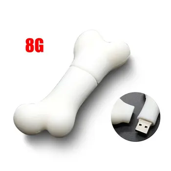 

Portable Bone Shape USB Flash Drives High Speed USB2.0 Storage Mini Device 8G