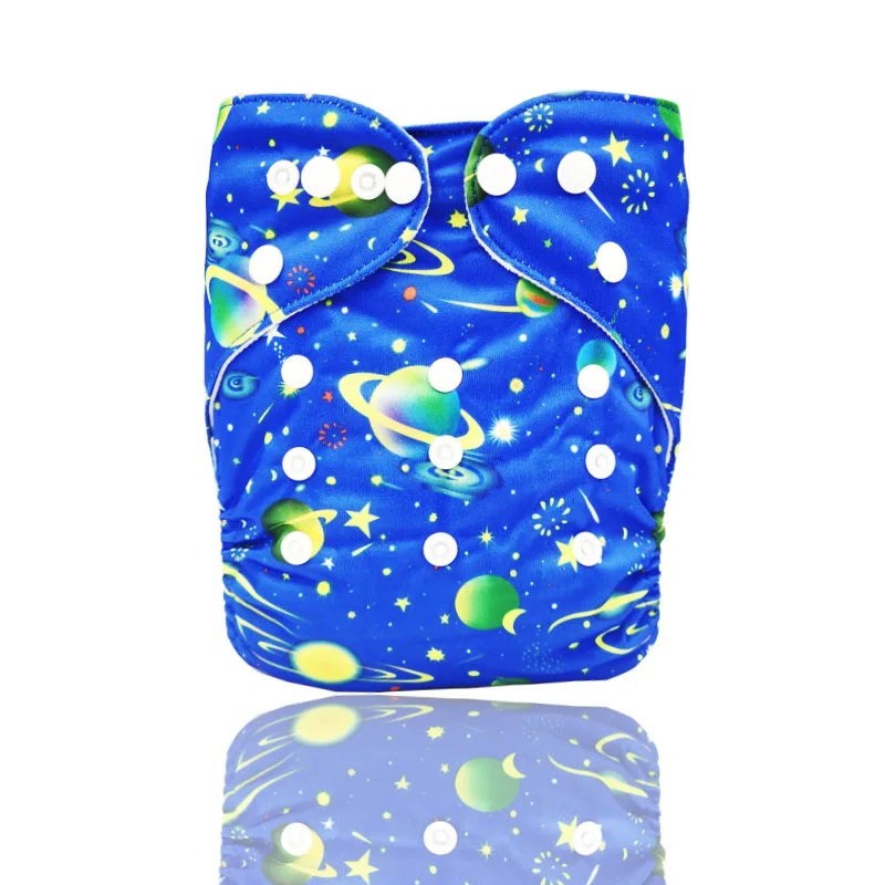 Cloth Diapers Cover Training-Pant Printed Baby Resuable One-Size Fit Cartoon 1pcs 0-3-Years