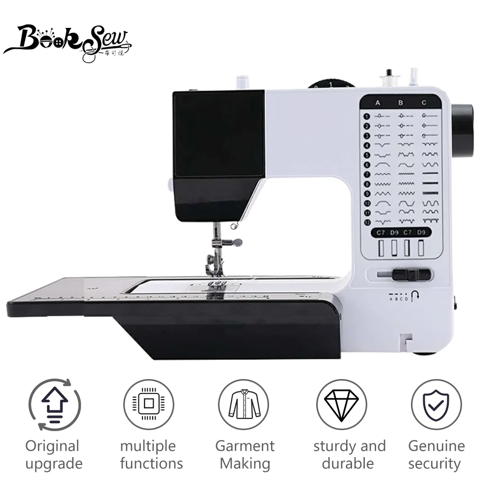 Sewing machine 398 new mini home small seaming machine multi-function eat  thick sewing electric sewing machine - AliExpress