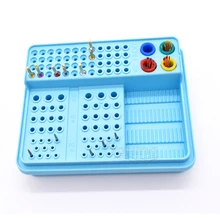 

Dental Endo Files Sterilization Box Dental Instruments Diamond Burs Boxes Drills Block Holder For Burs Gutta Percha Endo Files