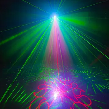 

DJ Disco Stage Party Lights Sound Activated Led Projector Time Function with Remote Control for Christmas Halloween KTV LB88