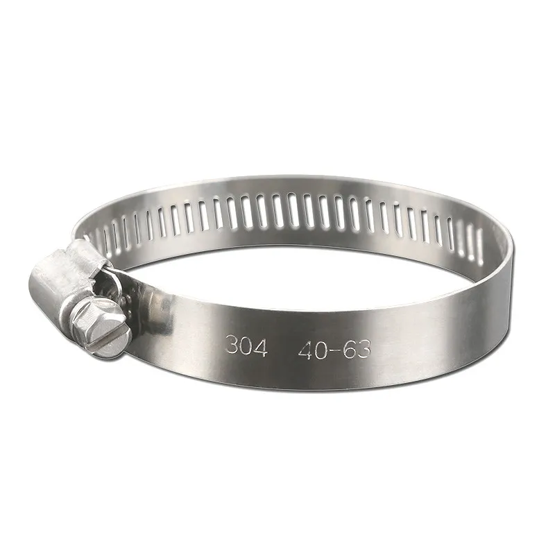 8mm-700mm Stainless Steel Adjustable Drive Hose Clamp Fuel Line Worm Size Clip Hoop Snap American Hose clamps 10pcs