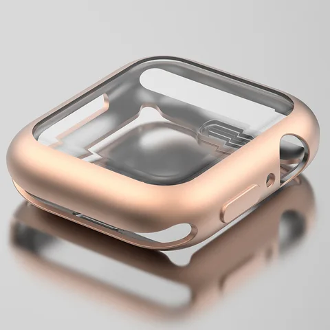 TPU Cover for Apple Watch SE Case Series 6 5 4 40mm 44mm Screen Protector Matte Shell for iWatch Exquisite Bumper