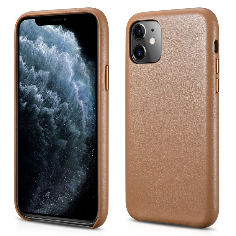 Чехол из натуральной воловьей кожи для iPhone 11 Оригинальный чехол офиса iPhone11 Pro