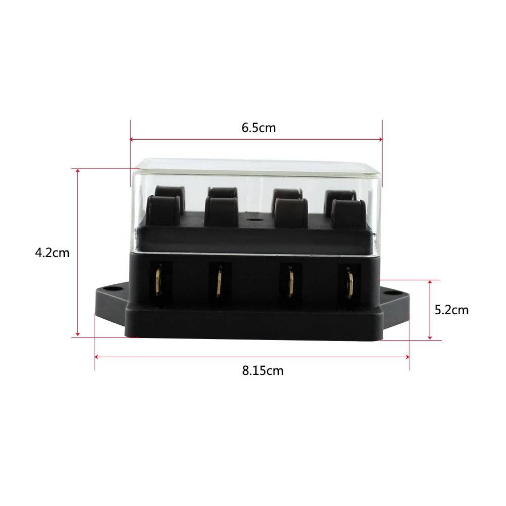 4Way/6 Way/8 Way держатель предохранителя блок предохранителей с 8 стандартными предохранителями для автомобилей Грузовик Лодка автомобиль 12 В/24 В/32 в