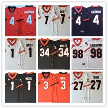 Джорджия#13 Холифилд#98 Бланкеншип#1 поля#4 Хардман#34 Уокер#27 Чабб#7 Свифт#3 Смит#11 Фромм Джерси