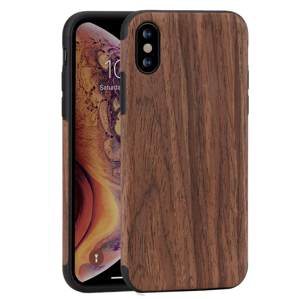 Чехол LAPOPNUT для Iphone 11 Pro Xs Max Xr X 7 8 Plus 6 6s 5 5S SE Apple Wood Grain гибкий силиконовый Гибридный Тонкий чехол из ТПУ - Цвет: red