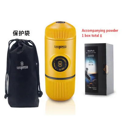 KFJ0017-01 Wacaco Minipresso Кофеварка Ручной пресс капсула и порошок кофемашина ручная Эспрессо Машина Портативный Открытый путешествия кофе - Цвет: KFJ0017-01