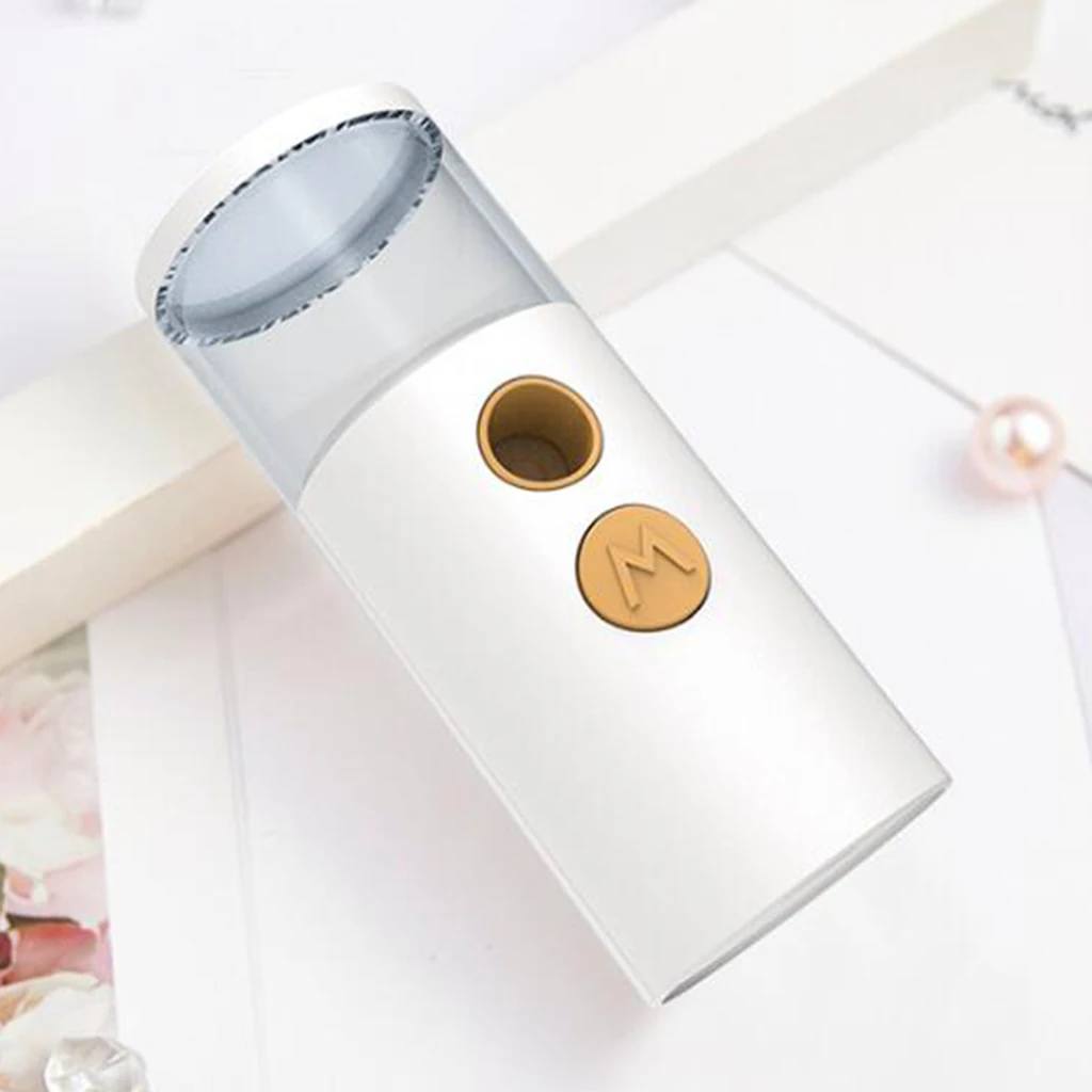 Ultrasonic Nano Face Steamer Mini Portable Facial Mister Face Mist Sprayer Travel Face Moisturizing Skin Care Machine