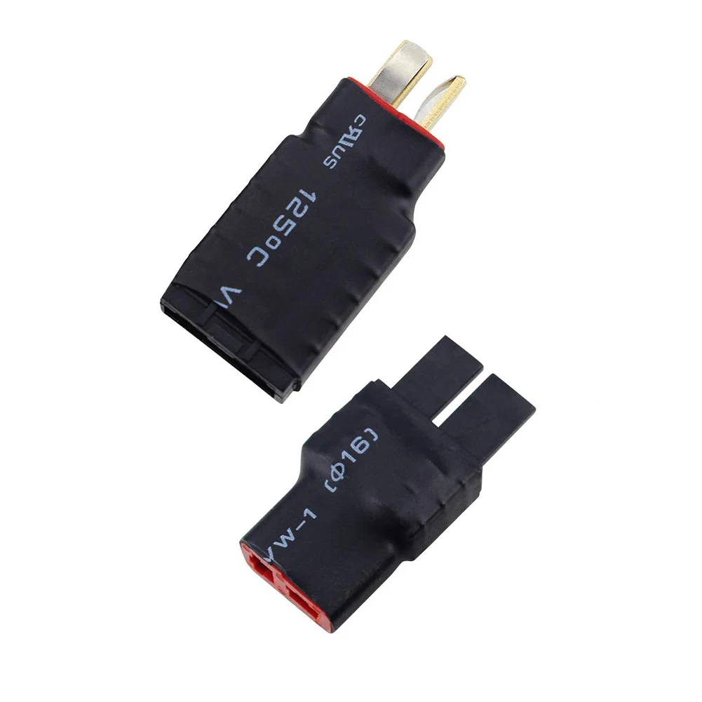 2PCS RC Deans mâle à Femelle Adaptateur T-Plug adapté pour Le connecteur de Chargeur de Batterie pour Traxxas 