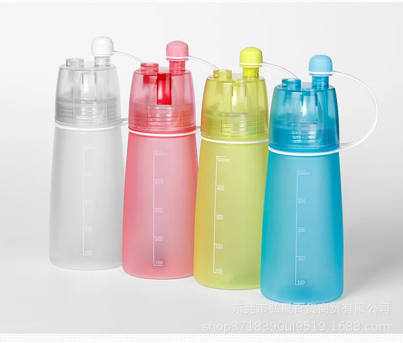 500 мл Горячая спрей Спортивная бутылка для воды bpa бесплатно Тур питьевые бутылки для активного отдыха скалолазание тренажерный зал чашки