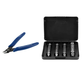 

1Pcs Shear Cutter, 1Mm & 1Pcs Damaged Screw Extractor Tool and Broken Bolt Extractor Set