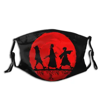 

Samurai Champloo Non-Disposable Face Mask Anti Haze Dustproof Protection Cover Respirator Muffle Mask with Filters