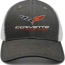 Мужская/Wo Мужская C7-Corvette-Racing-Logos-плоская Регулируемая Кепка для крикета винтажная бейсболка