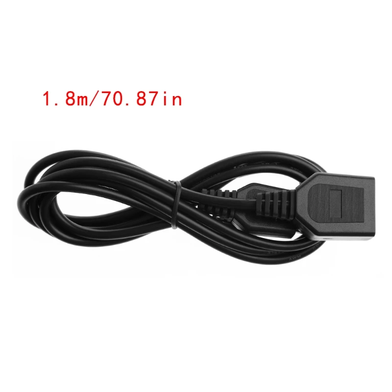

1pcs New 9 Pin 1.8M/6FT Extension Cable Cord For Sega Genesis 2 Controllers Handle Grip