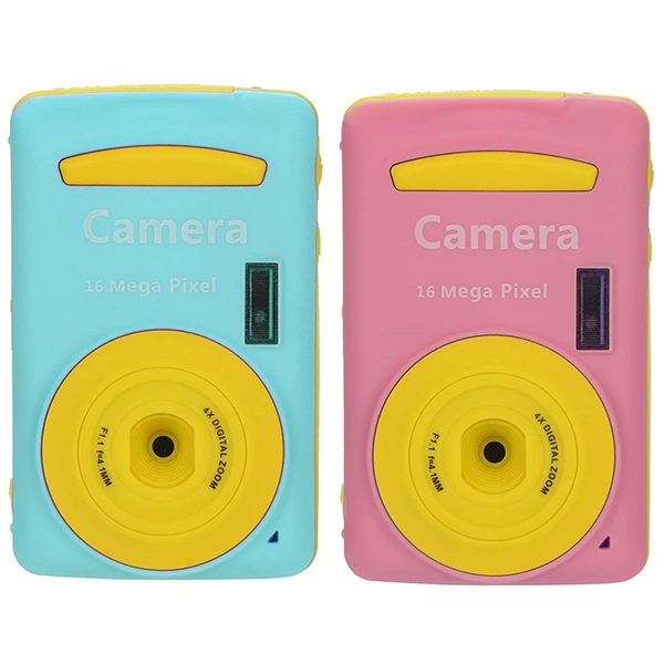 

2 Set 2.4Hd Screen Digital Camera 16Mp Anti-Shake Face Detection Camcorder Blank Point and Shoot Camera Digital Portable Cute Ch