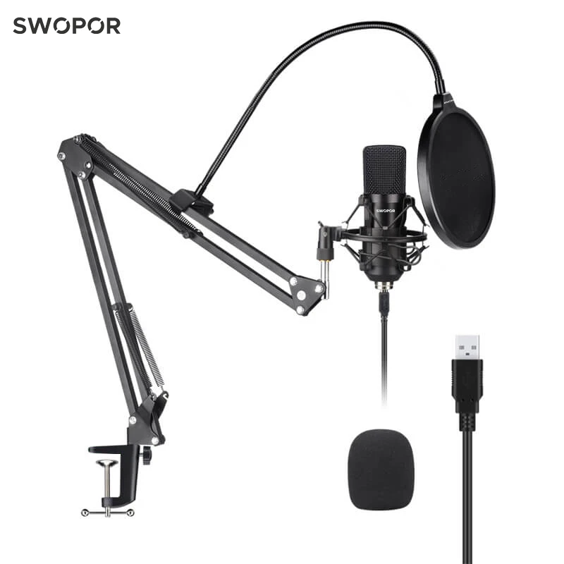 Комплект микрофона USB SWOPOR UMK007 профессиональный микрофон с частотой