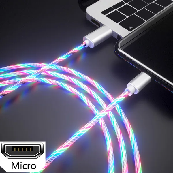 Micro USB 3.0A нейлоновый кабель для Huawei Honor 8X10 Nova 3i Xiaomi Redmi Note 4X6 Pro 6A Samsung Galaxy, Телефон зарядный кабель для передачи данных - Цвет: IOS   colour