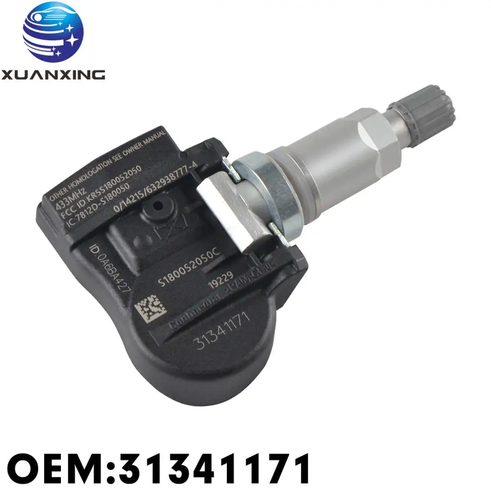 Система контроля давления в шинах OEM 31341171 TPMS 433 МГц для Volvo C30 C70 S40 S60 S70 S80 V40 V50 V60 XC60