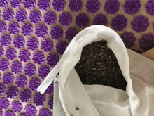Estera de Yoga de acupresión con bolsa, cojín de acupresión de lino natural con palma de coco, cojín deportivo