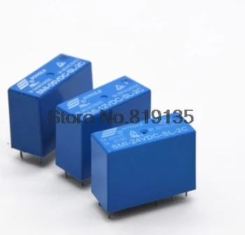 

2PCS Power relays SMI-05VDC-SL-2C SMI-12VDC-SL-2C SMI-24VDC-SL-2C 5V 12V 24V 5A