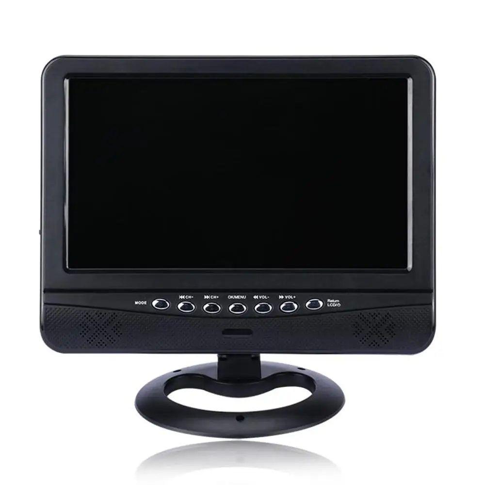 Мини ТВ 9,5 дюймов TFT lcd цветной Аналоговый Телевизор с широкоугольной поддержкой функции FM и TXT ридер Функция Черный Модель: 901