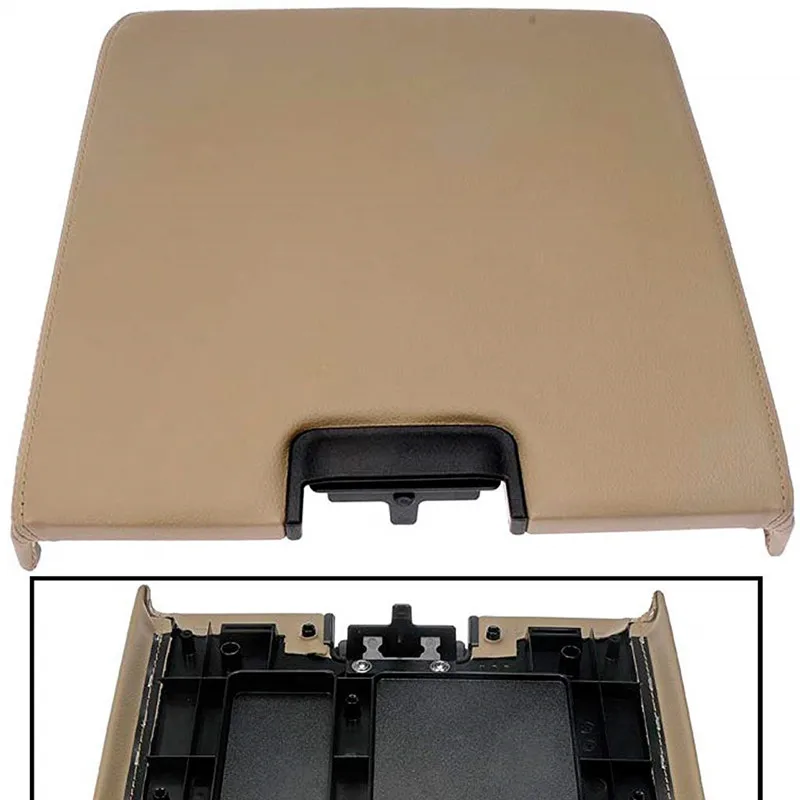 Beige Для 2007-2013 Chevy Silverado Suburban Tahoe Avalanche GMC Sierra комплект приспособлений для подлокотника замена крышки с защелкой - Название цвета: Beige