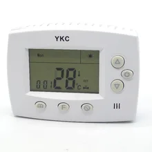 Цифровой на батарейках Программируемый Термостат газовый настенный нагреватель