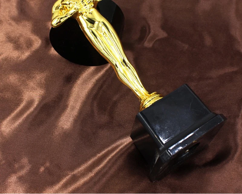 Бесплатный наградной Кубок с надписями лучший актер награда спортивный сувенир позолоченный праздничный подарок