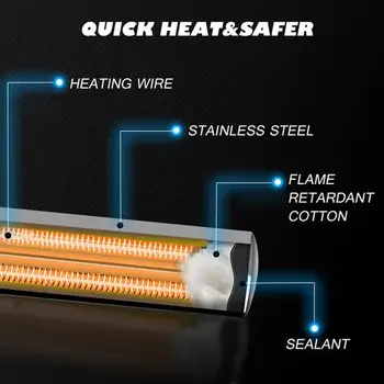 

New 50-300W Automatic Fish Tank Heater Submersible Aquarium Heater Constant Temperature Rod Power Saving Heater Aquarium Accesso