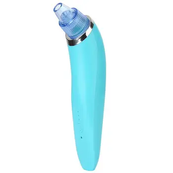 

Blackhead Vacuum Cleaner Suction Removal Scar Acne Pore Peeling Face Clean Facial Skin Care Beauty Equipment Sky Blue