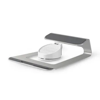 

Laptop stand aluminum computer desktop stand with USB fan radiator base