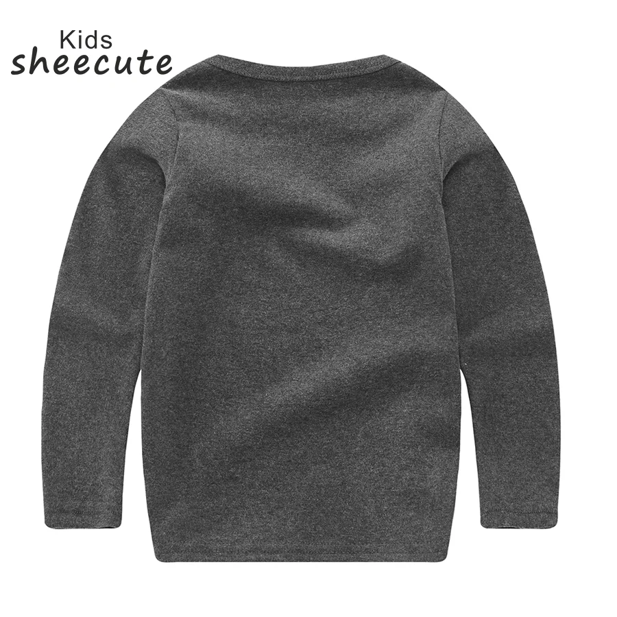 Детские и детские футболки SheeCute с длинным рукавом для девочек хлопковые ярких