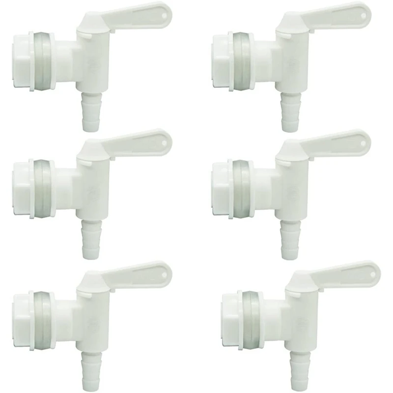 6 Pack Bottling Bucket Plastic Spigot Replacement for Beer or Soda Homebrewing | Дом и сад