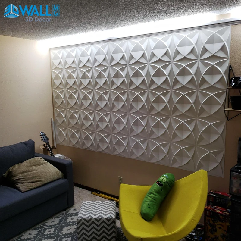 3D Wall Panel Ceiling Tiles Cladding Decor Sticker Not Wallpaper 30x30 