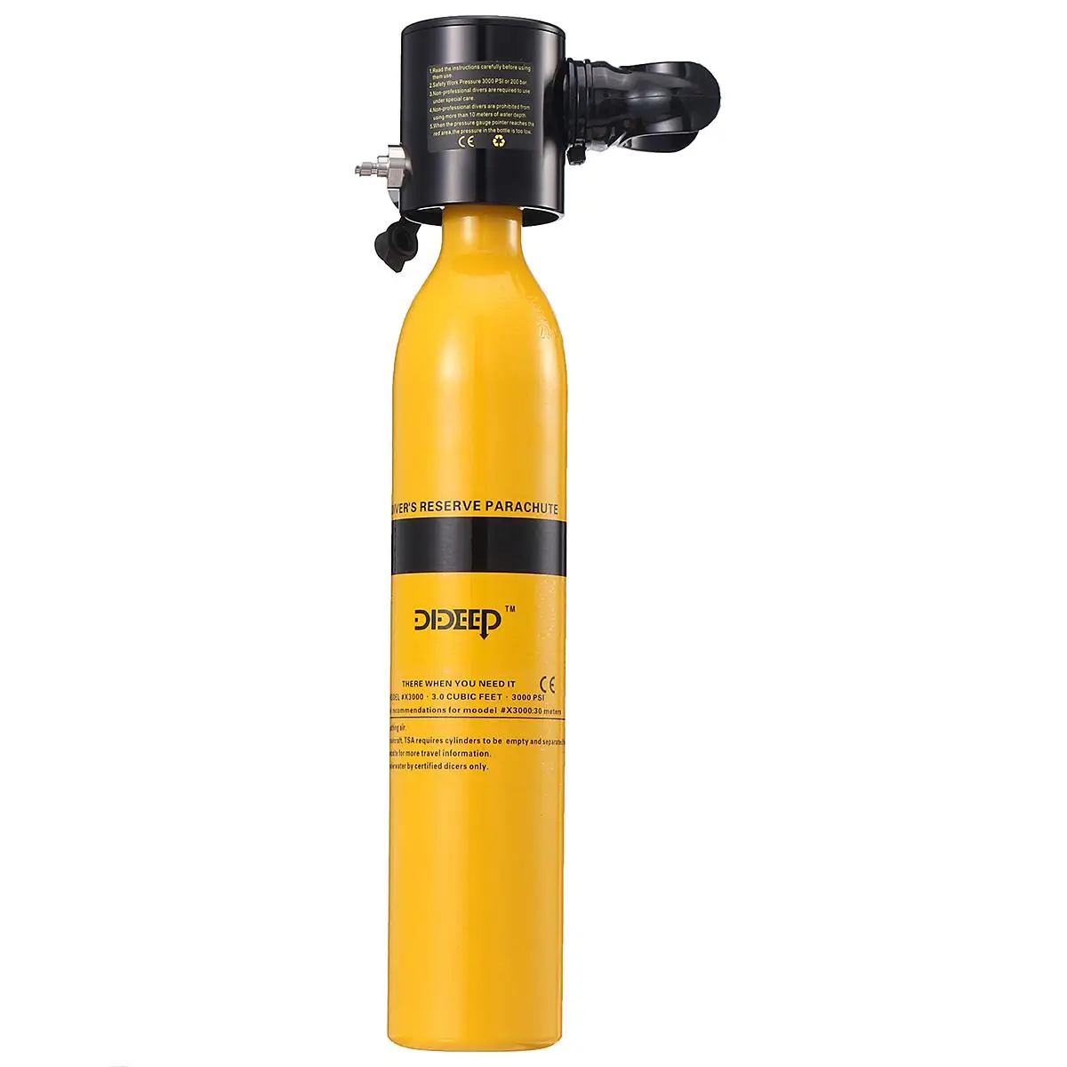 1 Pc Diving oxygen DIDEEP система дайвинга мини дыхательнай аппарат для плавания под водой резервуар для подводного кислорода цилиндр запасной Воздушный бак насос алюминиевая коробка подводное плавание оборудование для дайвинга - Цвет: 1 Pc Diving oxygen