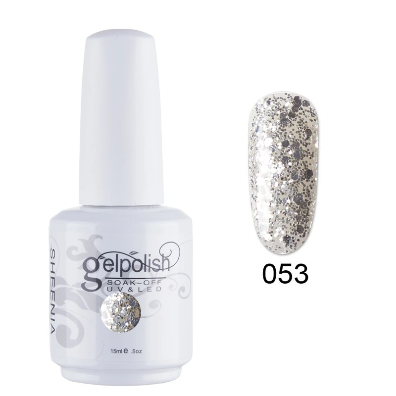 W053 Лак для ногтей Набор для маникюра верхнее покрытие Vernis Полупостоянный УФ светодиодный гель лак удаляющийся замачиванием дизайн ногтей гелевое покрытие для ногтей - Цвет: W053