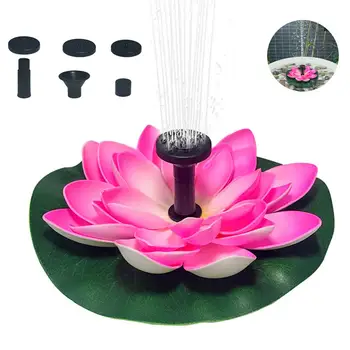 

Solar-powered Water Pump Panel Kit Lotus Leaf Floating Water Fountain Pump Pool Pump Garden Pond Submersible Irrigation Pumps