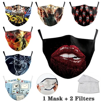 

Reusable Unisex Face Mask Facemask Masque Outdoor Maske Pm2.5 Mask Neck Sunscreen Maska Tapabocas Mascarillas Tela