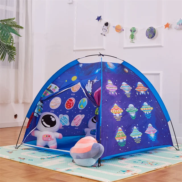 Eight Planets Children's Play Tent Alien UFO Play House Castle Portable Foldable Folding Tent Girls Boy Room Decoration 4