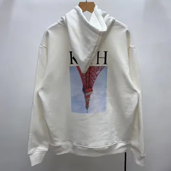 

KITH Tokyo Tower Hoodie Men Women Winter Kith Pullovers 1:1 High-Quality Cotton Hoodies Thick material