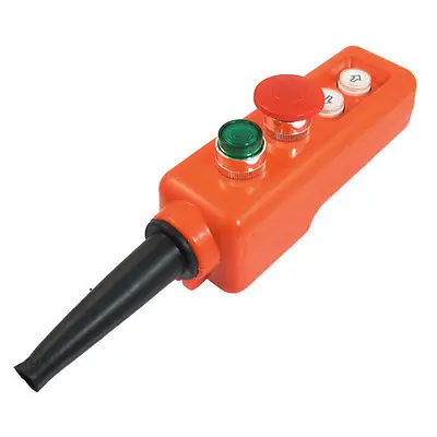 

Hoist Up Down Green Lamp Red Mashroom Momentary Push Buttton Switch 24V