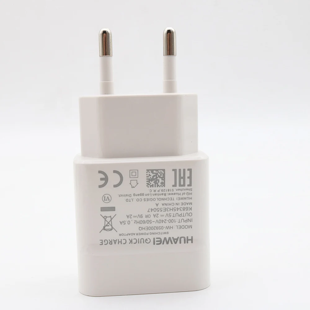 huawei 5V2A зарядное устройство ЕС Быстрая Зарядка адаптер питания usb микро кабель для p9 8 lite honor 8x 7x y6 y7 y9 p smart z