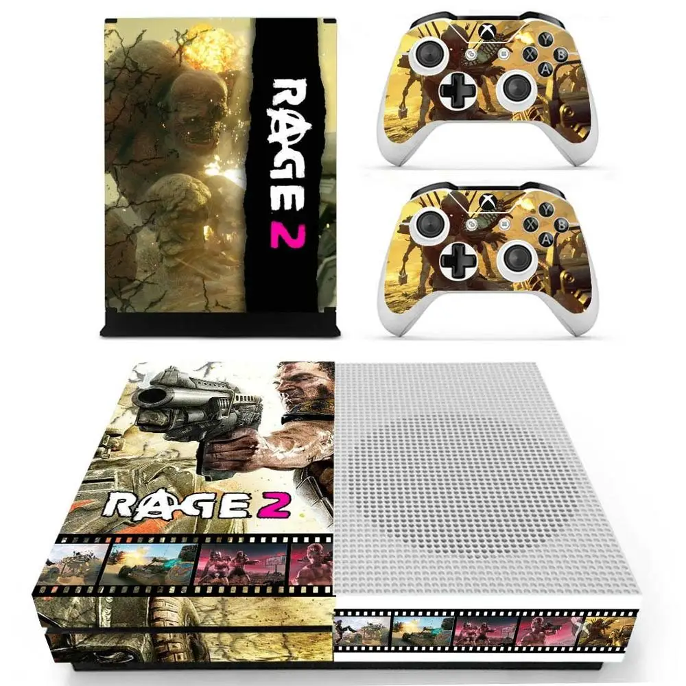 YS-xboxoneS-1505 Игра Rage 2 Кожа Наклейка Обложка для Xbox One S консоли и контроллеры для Xbox One Slim Skins наклейка s винил - Цвет: YS-xboxoneS-1505