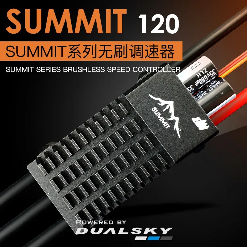 

Dualsky SUMMIT120A SUMMIT120 120A Programmable Electronic Speed Controller With 8A Constant High End ESC For RC Models