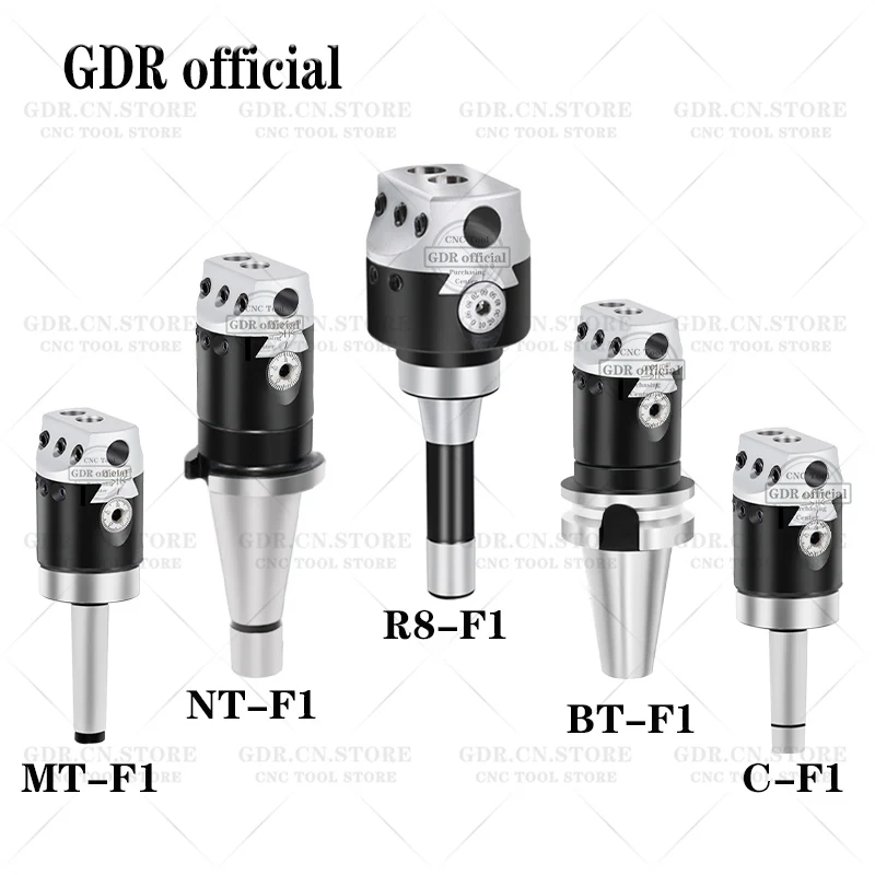 F1 보링 헤드 F1 보링 바 커터 MT2 MT3 MT4 MT5 C20 C25 BT30 BT40 NT30 NT40 R8 f1 보링 도구 세트 50mm F1 보링 도구 홀더