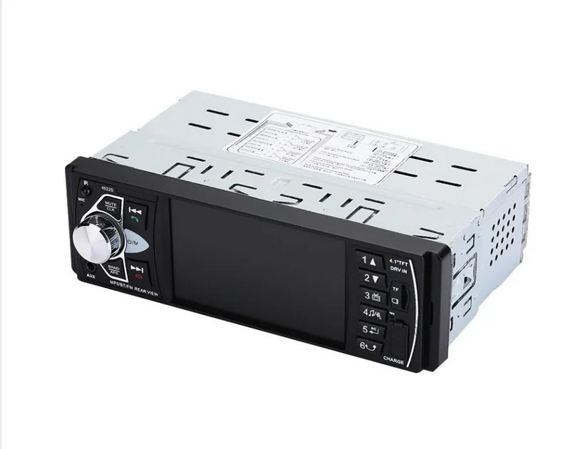 1 DIN 4,1 ''HD экран Автомобильный Радио MP5 плеер стерео Bluetooth FM TF USB AUX вход Зеркало Ссылка Авторадио кассетный плеер